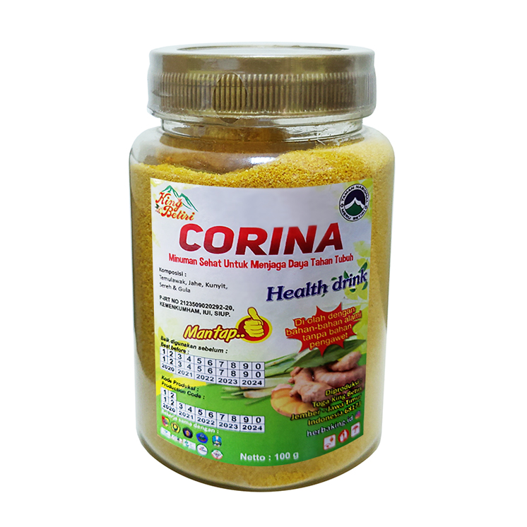 King Belini Corina turmeric health drink