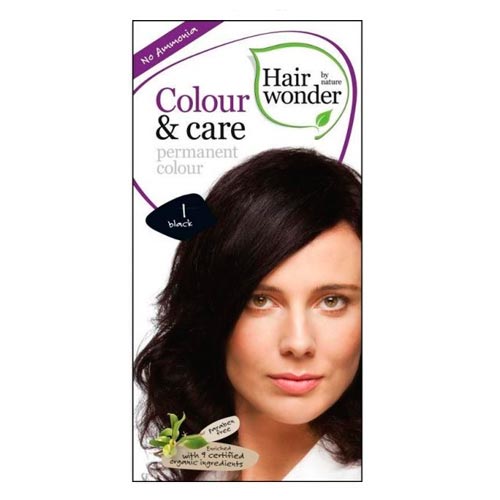 Hair Wonder Colour and care permanent hair colour - black 1