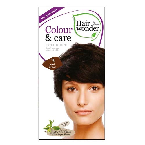 Hair Wonder Colour and care permanent hair colour - dark brown 3
