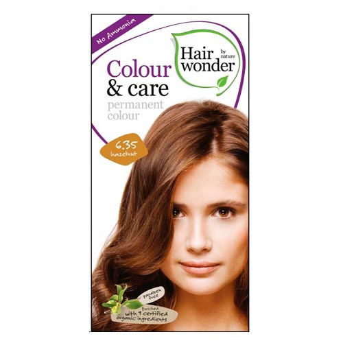 Hair Wonder Colour and care permanent hair colour - hazelnut 6.35