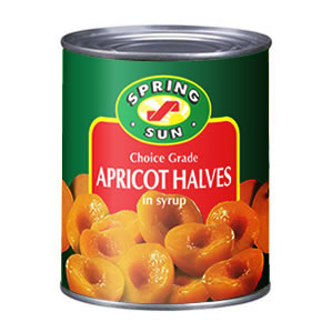 Spring Sun canned apricot