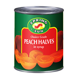 canned peach